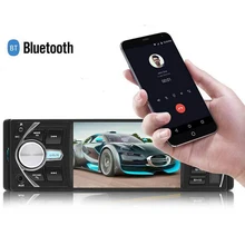 Авторадио 4,1 дюйма автомобильное радио 1 Din Bluetooth стерео Автомобильное видео аудио MP3 MP4 MP5 FM Поддержка дистанционного управления камера задне...