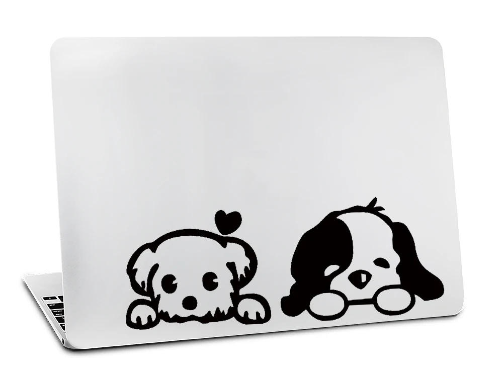 

Caeroon Super Cute Baby Dogs for Sticker for Mac Air 11 12 13 Pro 13 15 17 Retina Skin Laptops Wall Vinyl Decal