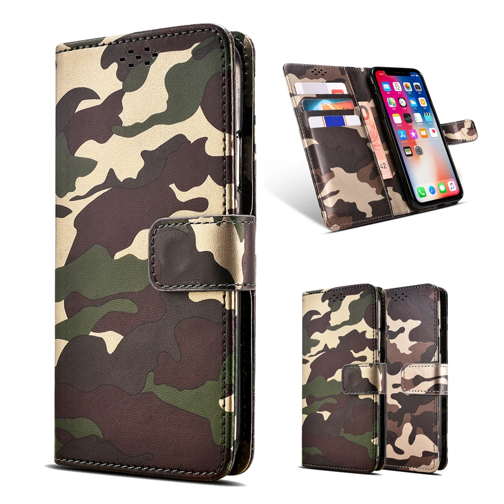 

Camouflage Pattern Case for Xiaomi Pocophone F1 Wallet Card Holder PU Leather Cover Coque Case for Xiaomi Pocophone F1 Case