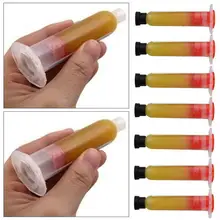 Слабенькая кислота Smd сварочная паста флюсовая смазка 10cc Rma-223 с гибким наконечником шприц флюс паяльной пасты Смазка ремонт Solde инструмент Smd