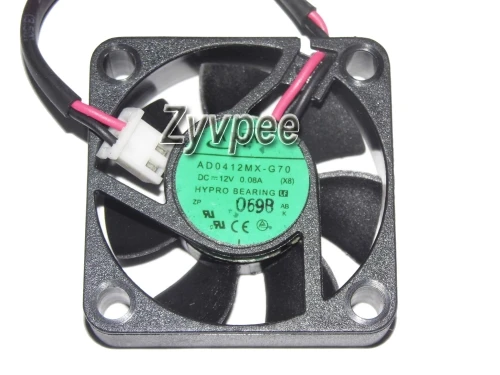 ADDA 4010 AD0412MX-G70 12V 0.08A 2Wire Cooling Fan