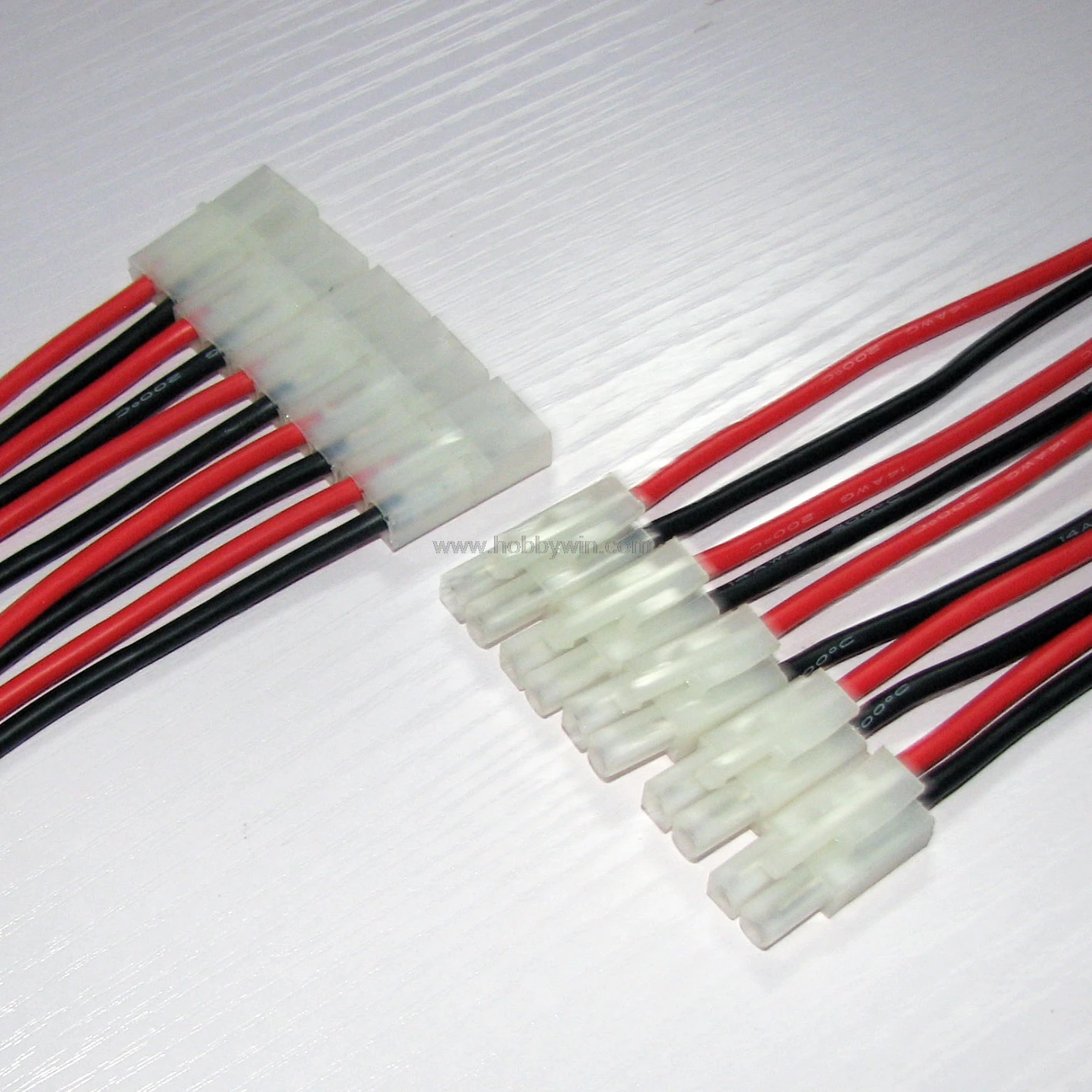 

Big Tamiya plug Male + Female connector wire x5 pairs RC Battery ESC Motor power cable wiring