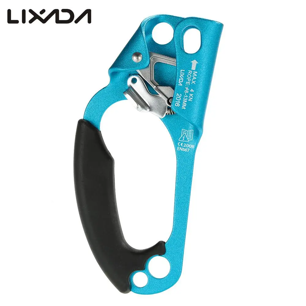 

Lixada Left Hand Ascender Use with 8mm-13mm Rope for Rock Climbing Arborist Caving Climbing CE For Rescue/Rope Access/Alpinism