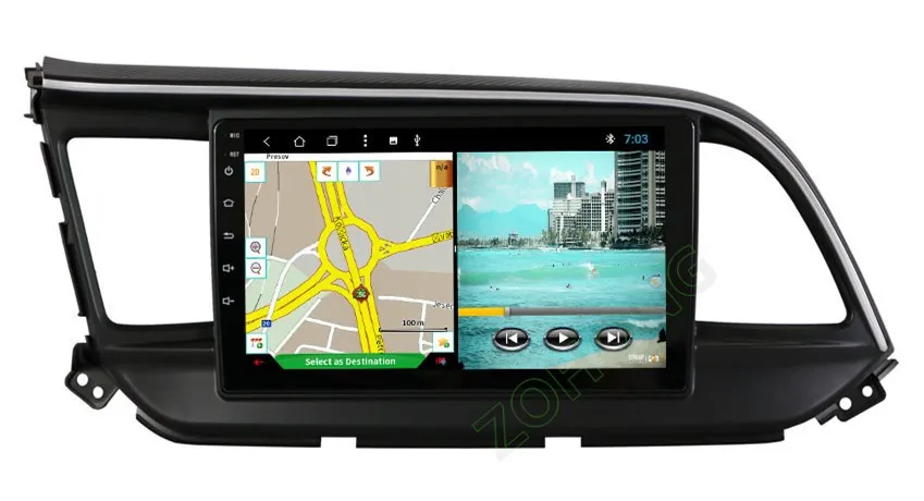 Excellent 9 inch 2.5D Octa 8 Core PIP Android 8.1 for Hyundai Elantra 2018 2019 Car DVD Multimedia Player Radio GPS Navigation BT WIFI MAP 20