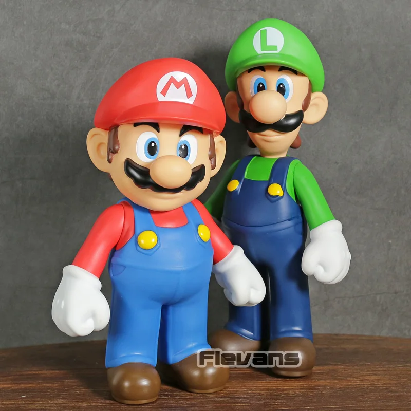 

Super Mario Bros Mario Luigi Doll PVC Action Figure Movable Figurine Model Toy