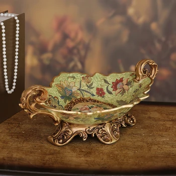 

Home Furnishing retro jewelry ornaments European fruit plate decoration luxury living room coffee table compote