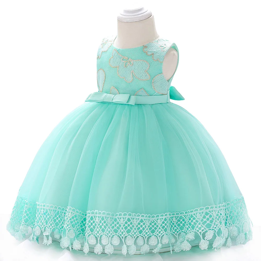 Одежда для новорожденных девочек, платье на крестины летние детские платья принцесс для девочек, Платье для первого дня рождения Праздничные платья для маленьких детей