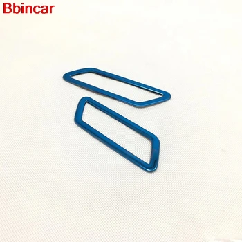 

Bbincar Interior Decoration For Volkswagen T-Roc TROC 2017 2018 2019 Front Upper Air Condition Vent Outlet Frame Cover Trim ABS