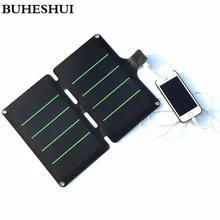 Buheshui Портативный Солнечный Зарядное Устройство 11 Вт sunpower fodable Панели солнечные Зарядное устройство солнечный Перезаряжаемые складные сумки Super Slim Водонепроницаемый