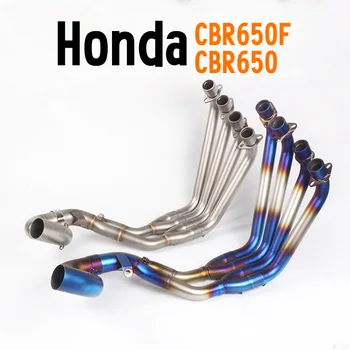 

Motorcycle full Exhaust systems Pipe for Honda CBR650F CBR650 CB650F 2014-2018 Front Row Side Tntact Stainless Steel