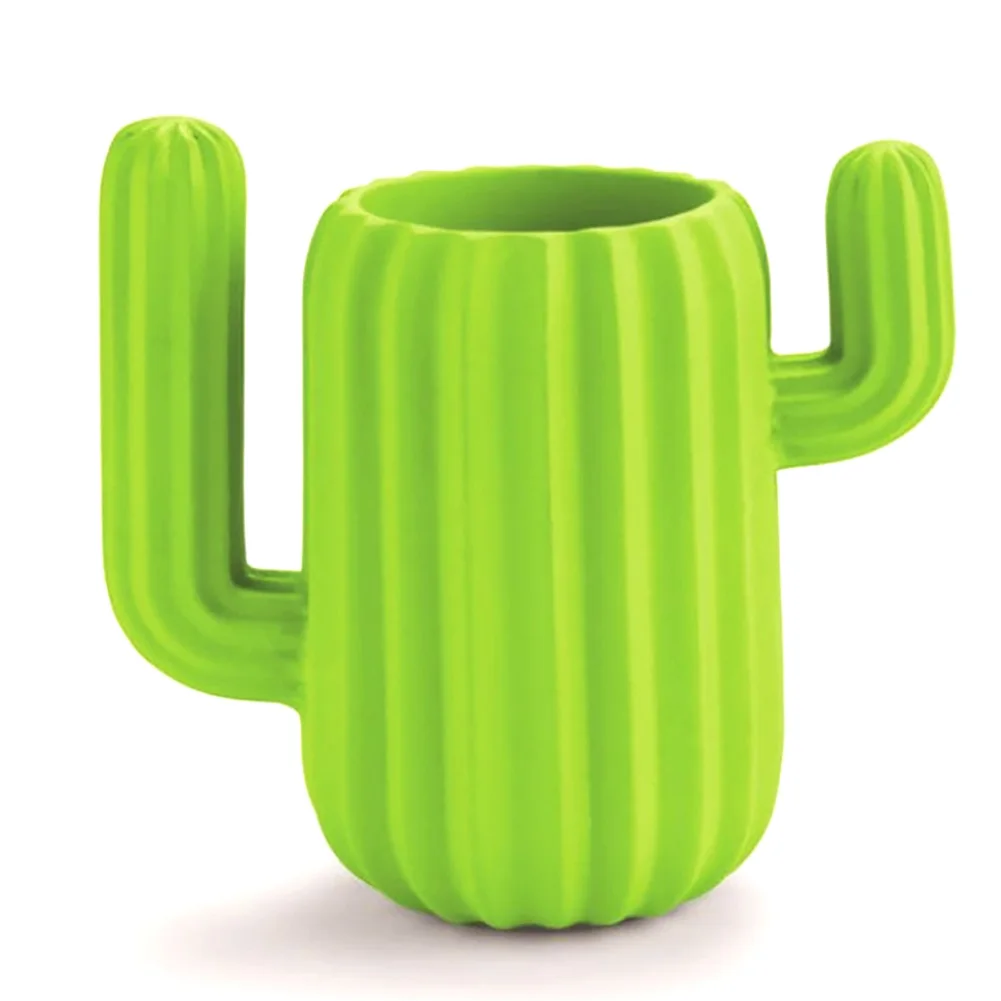 

Magnetic Attraction Gift Cactus Style Fashion Container Multifunctional Desktop Organizer Pen Holder Storage Office Student Cute