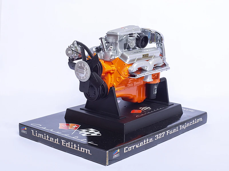 Редкий 1/6 CORVETTE 327 впрыска топлива LIBERTY Аутентичные литой модели двигателя|engine