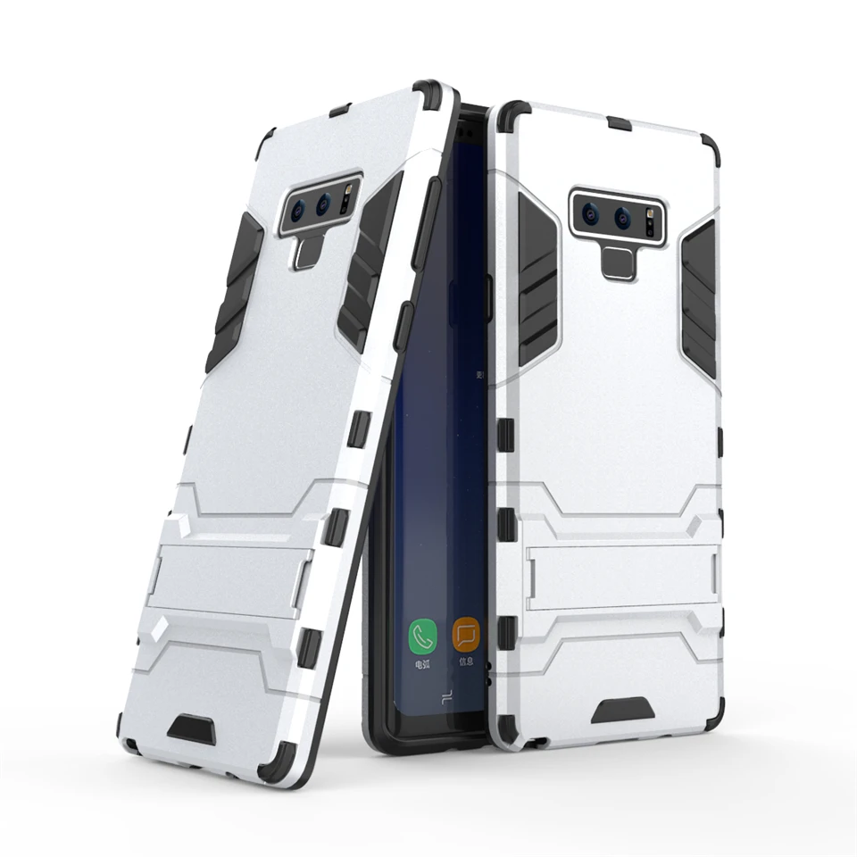 Slim Hard PC+Soft Silicone TPU Rugged Rubber Kickstand Armor Case For SAMSUNG Note 9 S9+ S8 Plus S7 Edge J3 J4 J6 J8 A6 A8 2018  (26)