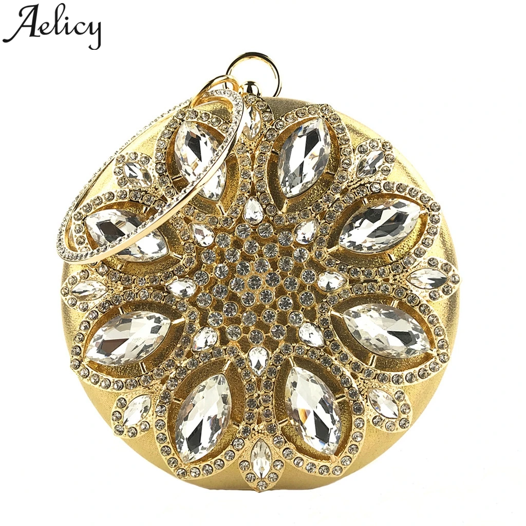 

Aelicy Fashion Women Crystal Beaded Clutch Evening Chain Crossbody Bags Party Luxury Handbags Women Bags Tote Bags For Women