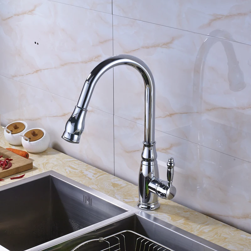 

Modern Chrome Finished Deck Mounted Bathroom Basin Faucet Mixer Tap High quality
