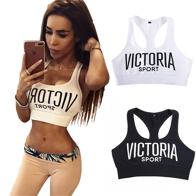 

2019 Sexy Letter printed Short Tank tops Women crop top Black White Bandage Cotton Fitness Summer Backless Female Camis Croptop