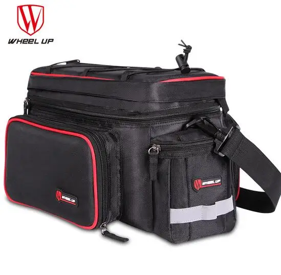 

WHEEL UP Foldable Large Capacity Cycling Pack Reflective MTB Road Bike Camel Bag Rainproof Bicycle Tail Bag Bicycle Accessories