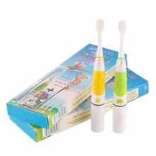 1pc Children Intelligent Sonic Toothbrush Super soft Bristle Protect Gums 3 toothbrush heads LED lamp Seago SG-618