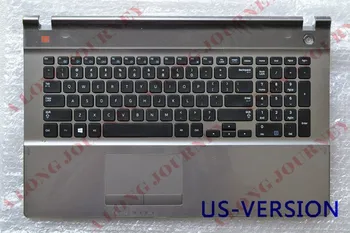 

US layout NEW LAPTOP KEYBOARD with touchpad palmrest for SAMSUNG 550P7C-S02 NP550P7C 550P7C-S03