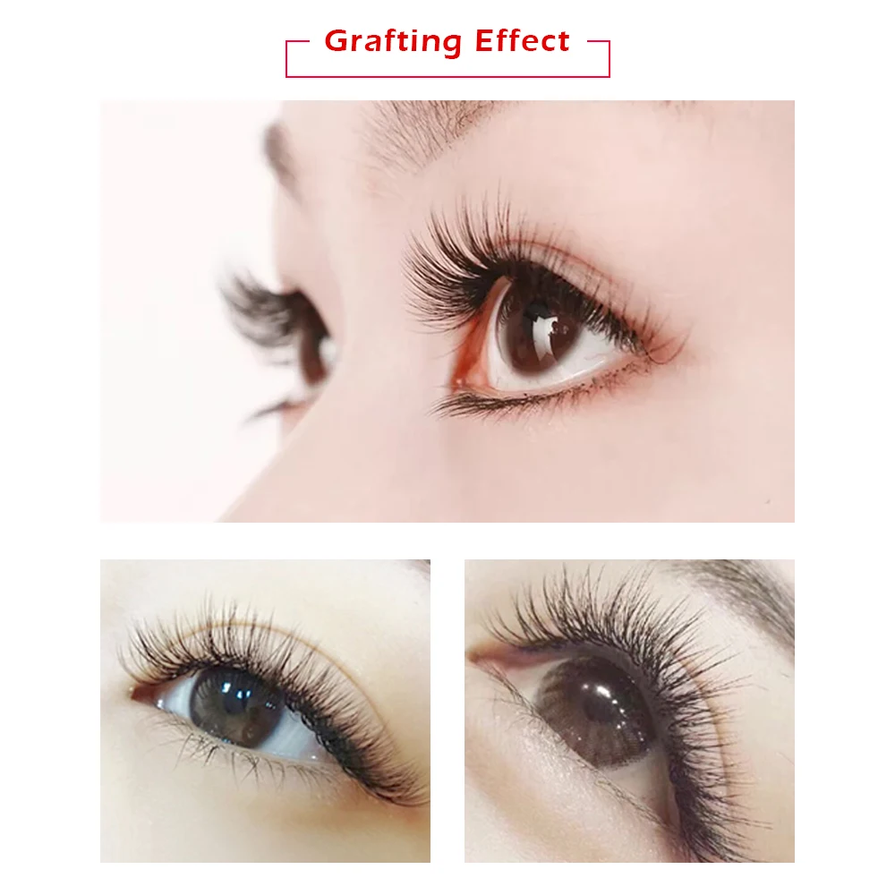 Professional Eyelash Extension Kit Individual Mink Eyelashes Set with Case No Stimulating Glue Easy Grafting Eyelash Tool Salon