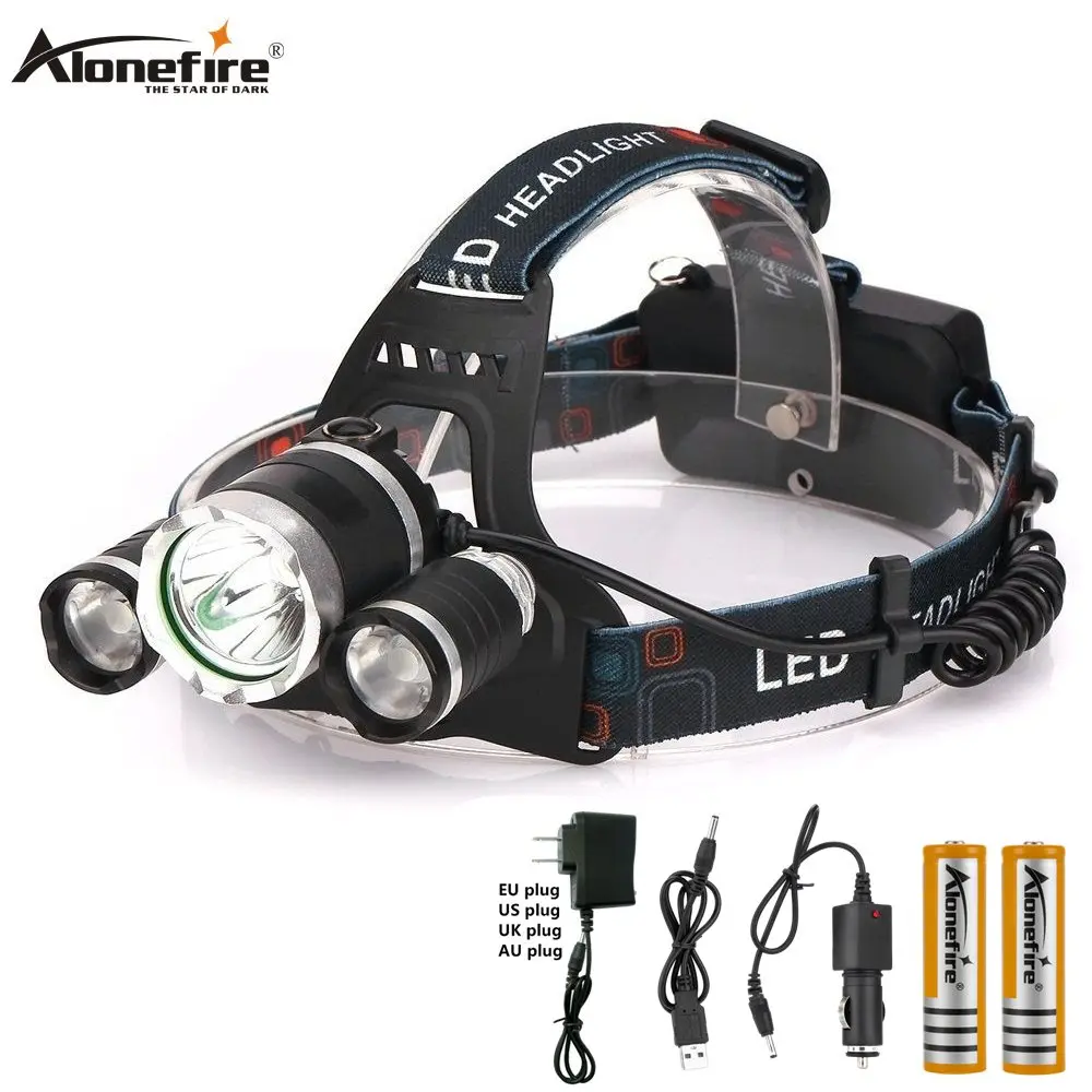 Налобный фонарь AloneFire HP83 CREE светодиодный T6 XPE 8000LM|led headlamp|cree led headlampheadlight 8000lm |