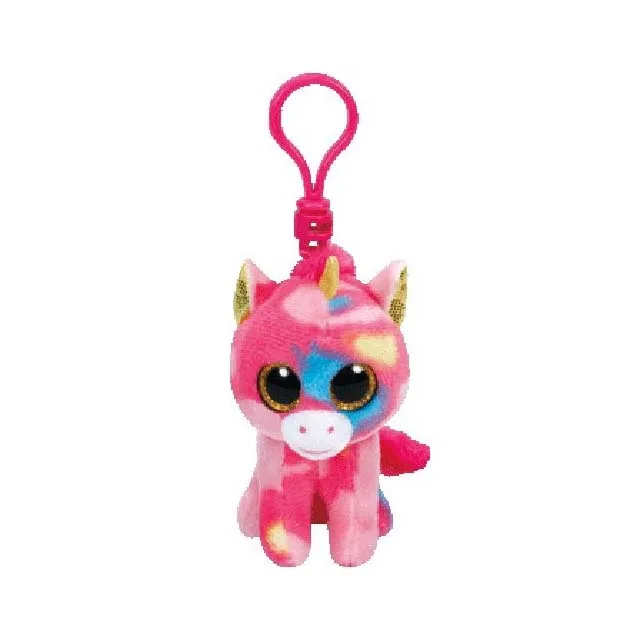 Ty Beanie Boos 4'' 9cm Dangler The Sloth Unicorn Mummy Dolphin Narwhal Clip Keychain Plush Stuffed Animal Collectible Doll Toy