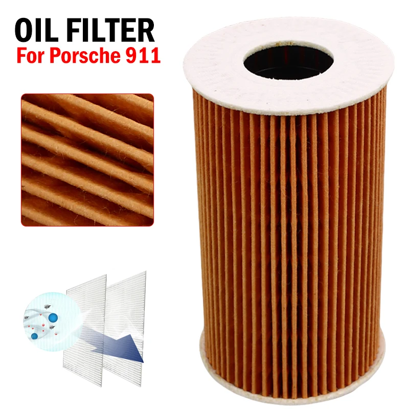 

Vehemo 99710722553 Car Oil Filter Oil Filter Replacement Auto Oil Filter Fits Multiple Models for Porsche 911 Smooth