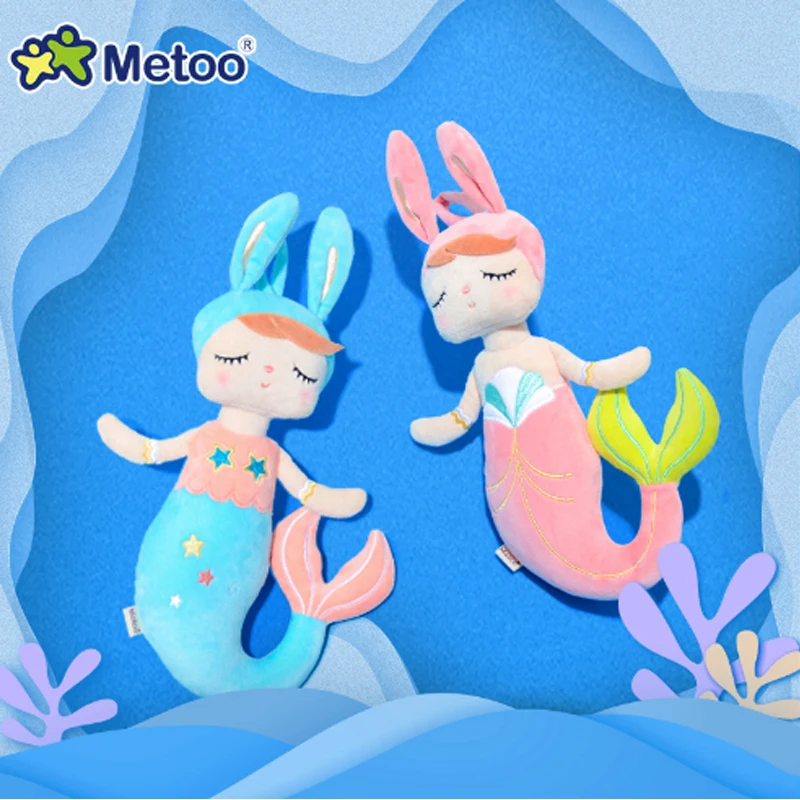 

Original New Mermaid Doll Cute Plush Children's Toy Stuffed Kids Sleep Companion Birthday Gift Toys for Girls Metoo Doll Fresh