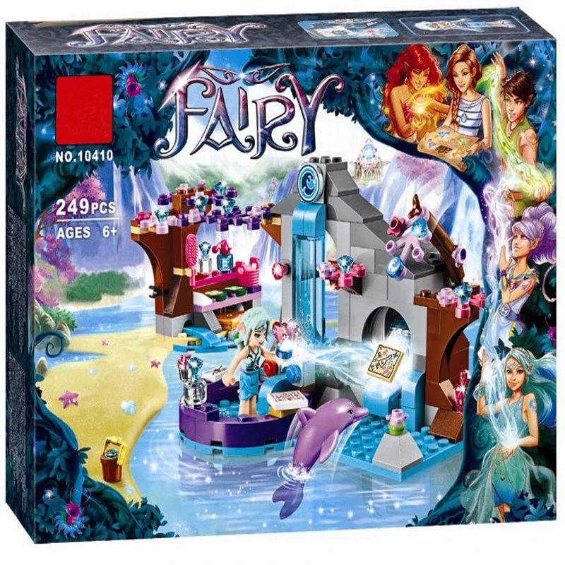 

BELA 10410 Fairy Elves Naida Secret Spa Building Blocks Sets Girls Toys Compatible Elves 41072 Friends Figures