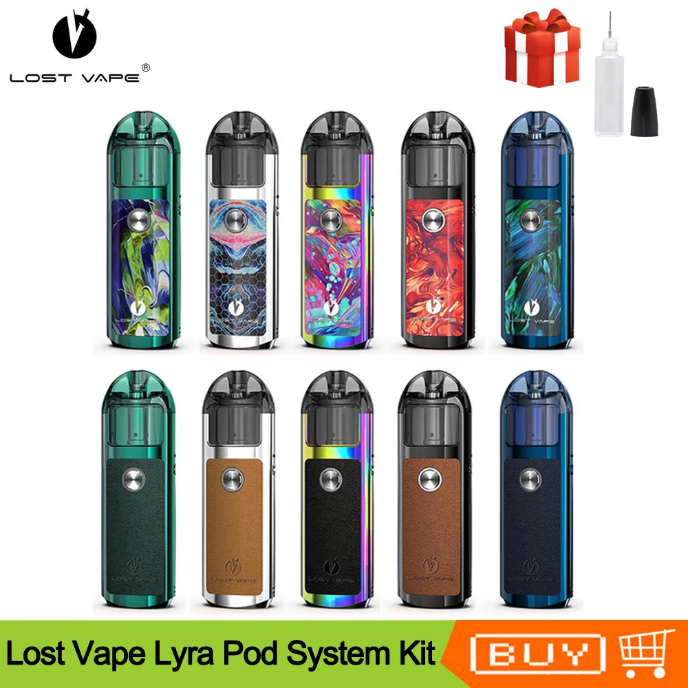 Оригинальный комплект Lost Vape Lyra Pod батарея 1000 мА/ч 2 мл под электронная сигарета