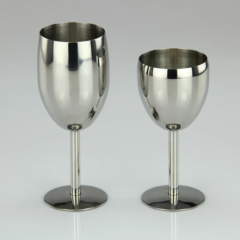 6oz 8oz Stainless Steel Wine Glass Tasting Goblet Unbreakable BPA Free
