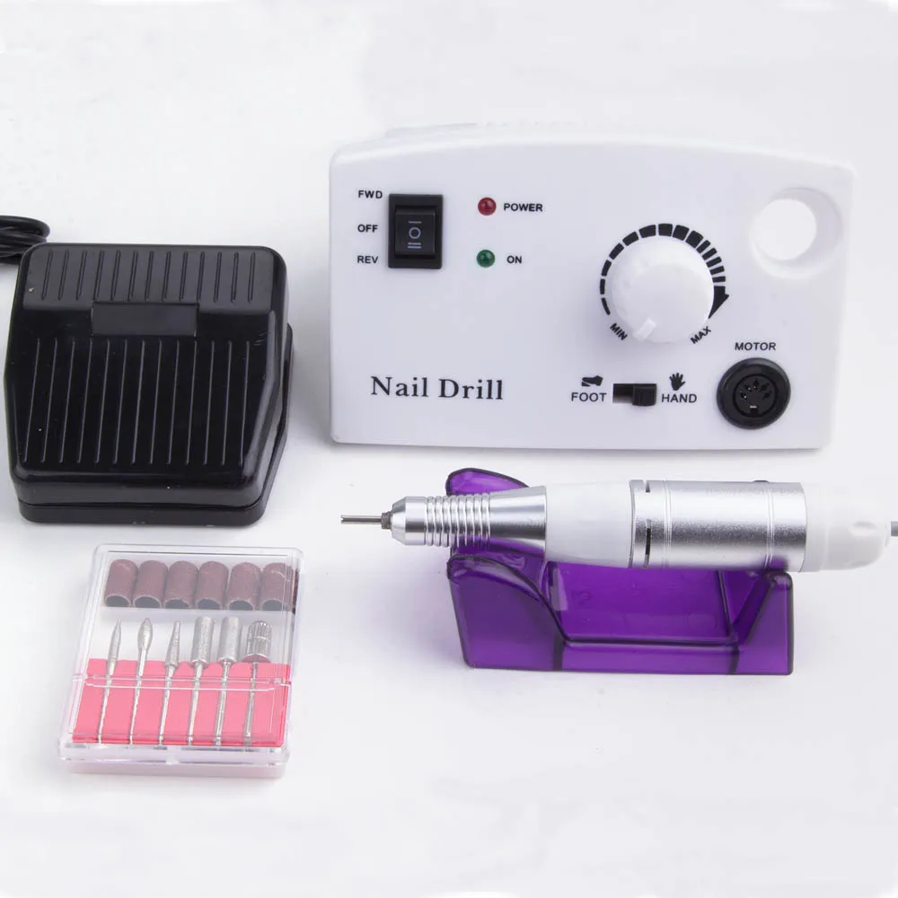 

35000RPM Milling Manicure Electric Nail Drill Ceramic Cutter Pedicure Machine Set Professional For Sterilizer Nail File Tools