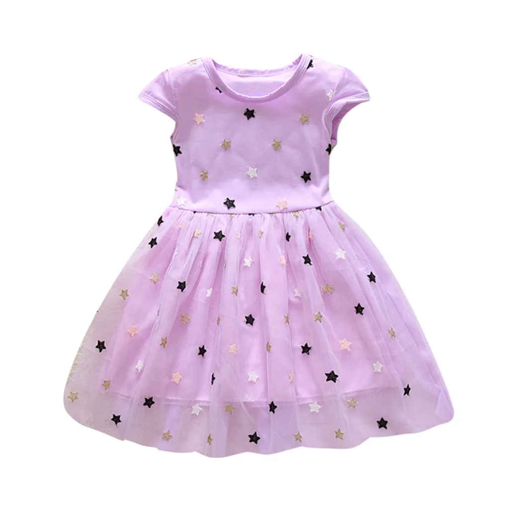 Платье для маленьких девочек летние платья Одежда для младенцев Вечерние платья из тюля на свадьбу и день рождения vestidos bebes L4 - Цвет: C