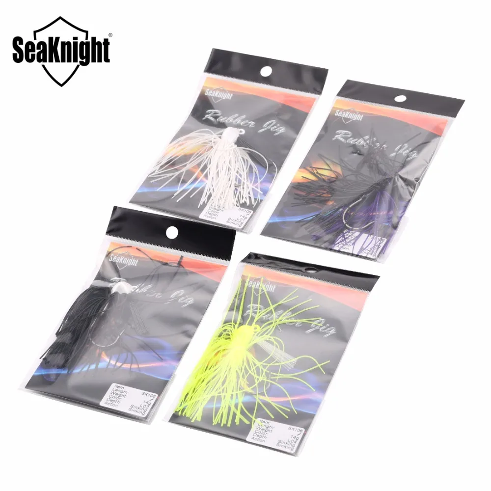 SeaKnight SK105 SK106 Спиннербейт 10 г 14 свинцовая головка крючок Спиннер приманки 4 шт. джиг
