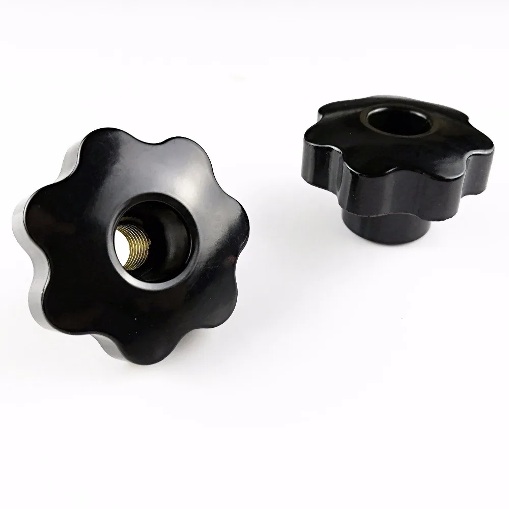 

TF01004--- M10*50 Bakelite through hole lobe knob ,Clamping knob