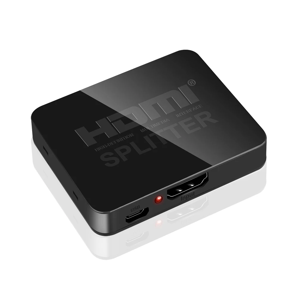 Новинка HDMI 1 в 2 Выход 1080p 4K 1x2 HDCP устройство для зачистки 3D сплиттер усилитель