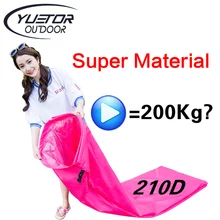 Yuetor Super Material 210D anti-tear Lazy Bag Sofa Lounger Beach Laybag air sofa Camping Portable Beach Bed inflatable air sofa