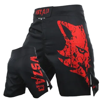 

VSZAP Pantalon MMA Fight Boxing Shorts Motion Clothing Cotton Loose Size Training Kickboxing Shorts Muay Thai MMA Shorts Mens