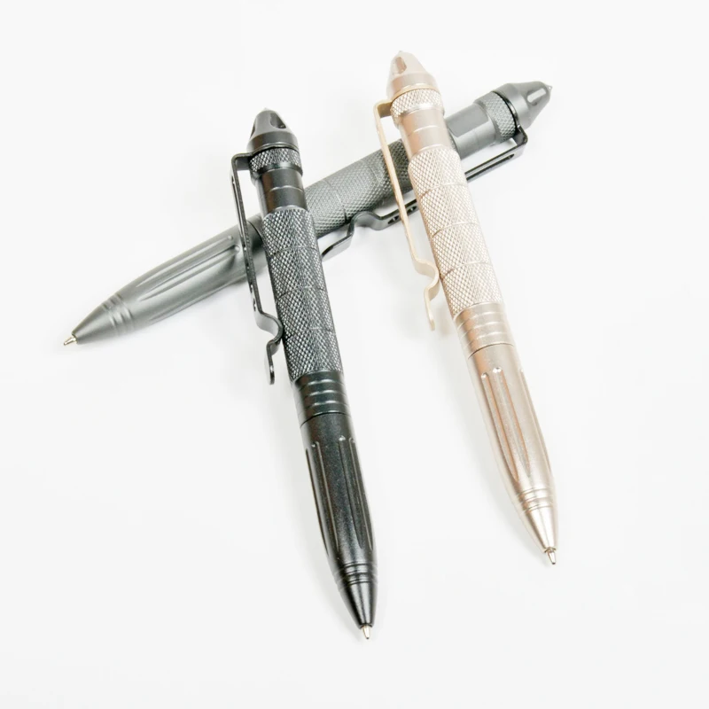 Практичные тактические ручки EDC алюминиевый стеклянный выключатель самообороны тактическая ручка выживания многофункциональный походный инструмент для письма DZB001