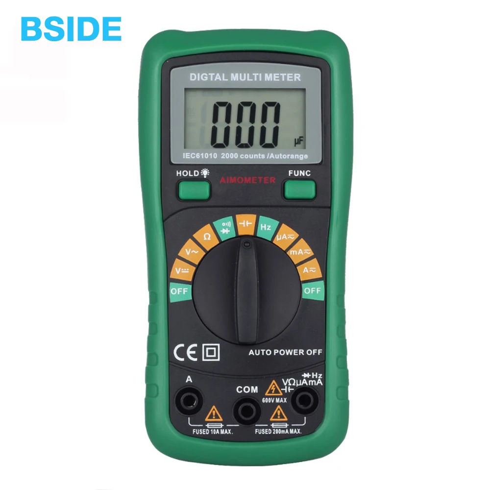

Digital Multimeter Auto Range DMM MS8233D pro DC/AC Voltage Current HZ Resistance Capacitance Diode Tester
