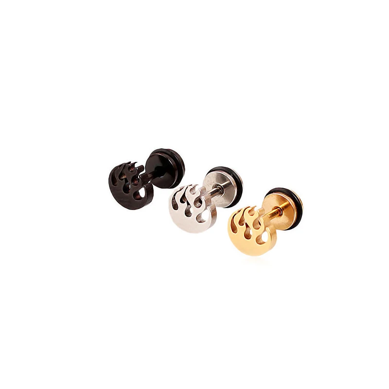 1 пара мужские серьги гвоздики из нержавеющей стали 316L|stud earrings|mens stud earringsearrings for men