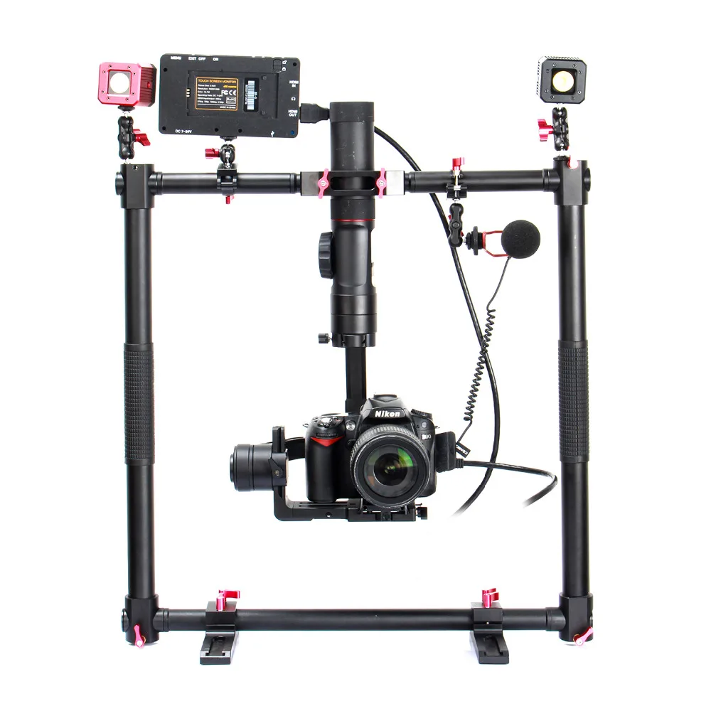 Двойная Ручка для DJI Ronin S Feiyu AK2000 AK4000 Zhiyun Crane Plus/Crane 2 AFI Moza air 2 Gimbal ручные аксессуары