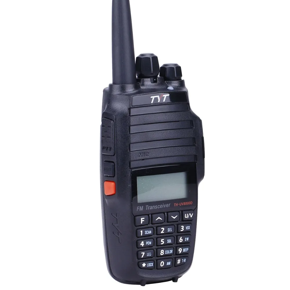 TYT TH-UV8000D Walkie Talkie 10 Вт Высокая мощность кросс-диапазон Ретранслятор th8000d Любительское радио 10 км 136-174/400-520 МГц 2 способ радио