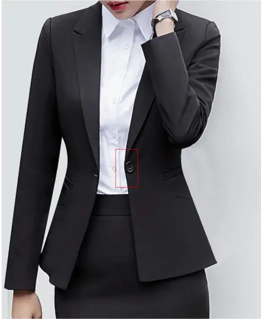 Formal Blazers women Black Work jacket in Blazers from Women's