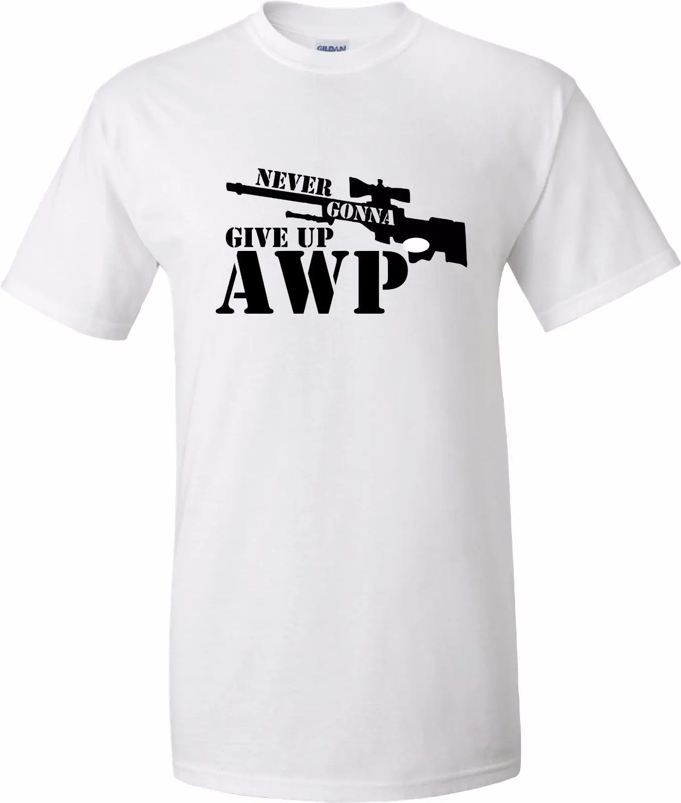 online Nunca Vou Desistir AWP Mens T Shirt CSGO AWP CS Gaming PC MLG Novas Camisas T Engraçado Tops tee Nova Unisex Engraçado Tops