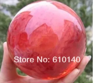 

WBY ship Rare 80 mm Charming Red Crystal Sphere/ Crystal Ball