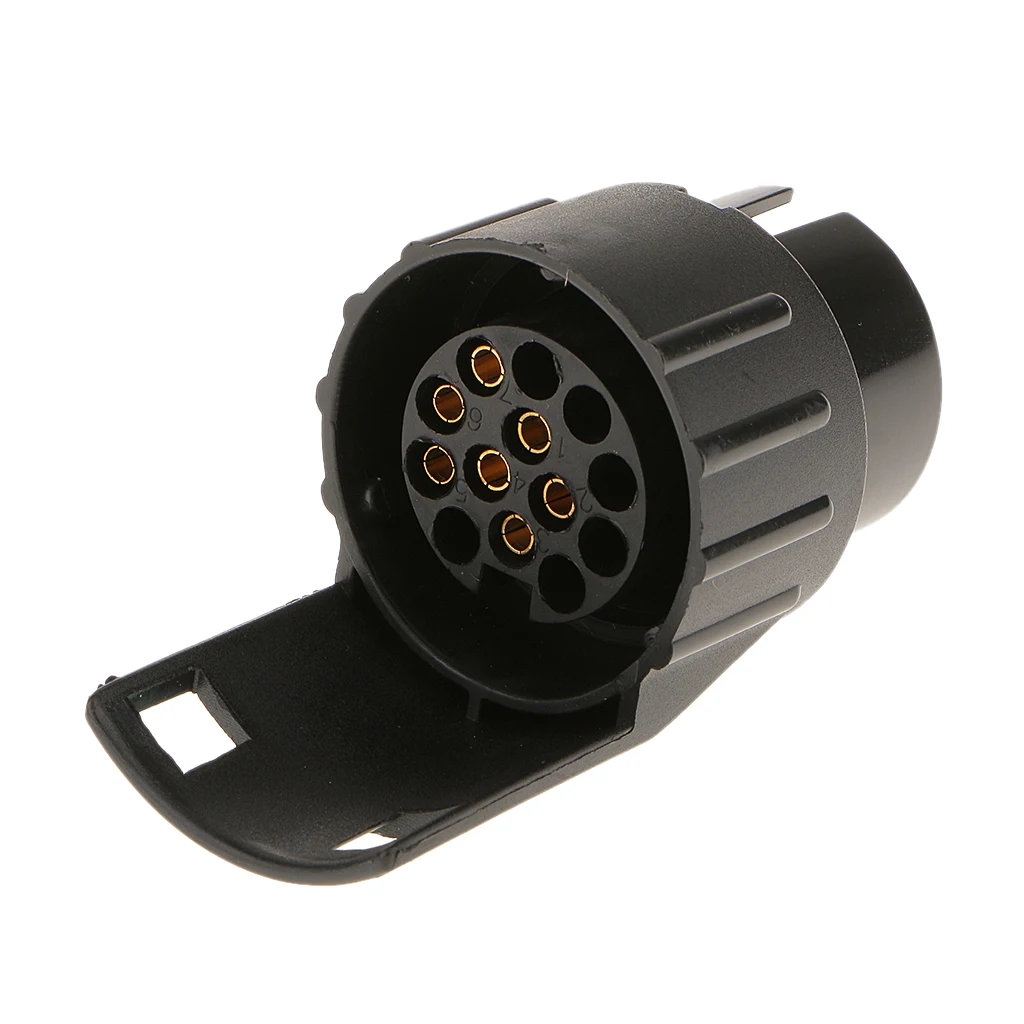 

7 Pin To 13 Pin 12V Trailer Short Connector Towing Adapter for Truck Auto