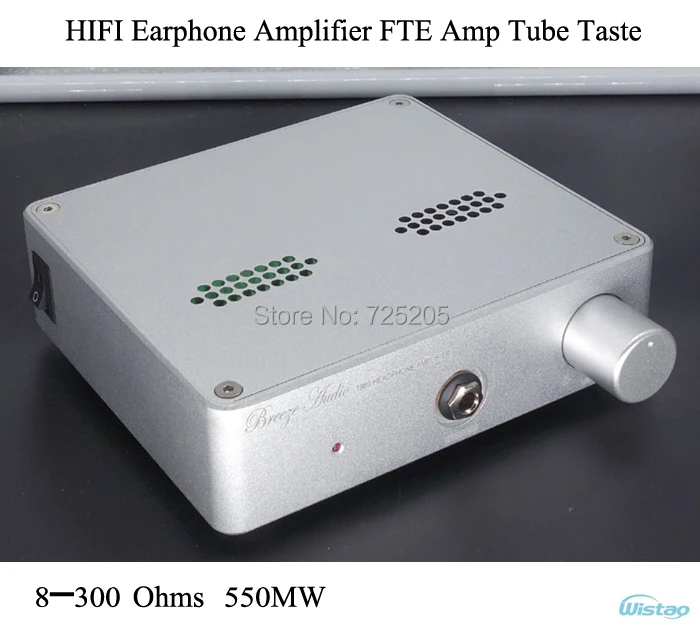 HIFI Earphone Amplifier FTE Amp K214 Class A Tube Taste 550MW 8 to300 Ohms 1969 Circuit Whole Aluminum Chassis Stereo - Цена: 