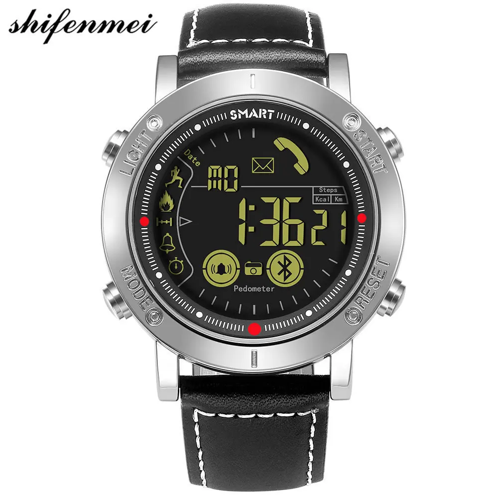 

Sport Man Smart Watch Brand Android IOS System Luxury Quartz Smart Watch with Peometer and Bluetooth Watches Relogio Masculino