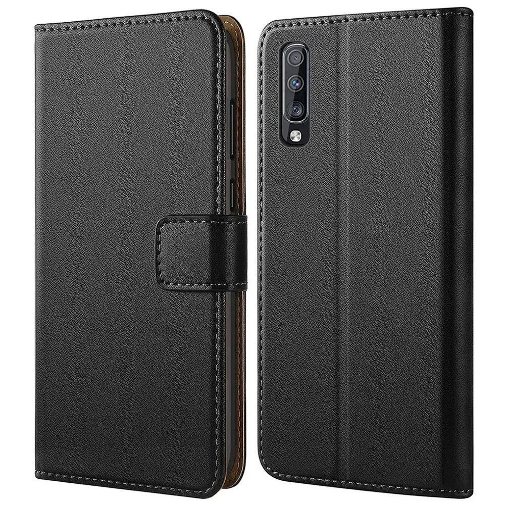 Чехол книжка из искусственной кожи с бумажником для Samsung A50 A50s A30s A30 A20 A01 A11 A31 A51 A71
